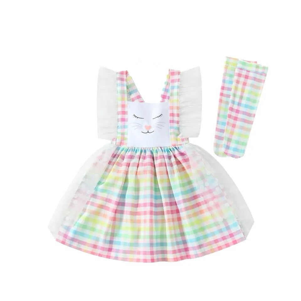 Rainbow sales easter dress