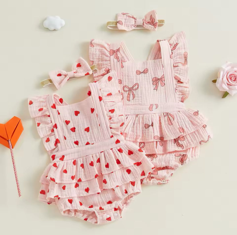 Bow Linen Romper