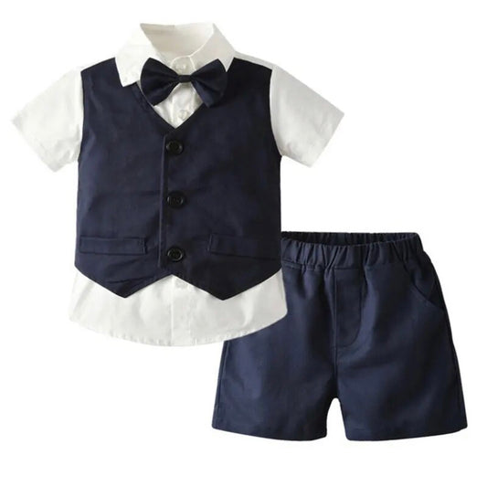 Tuxe Short Set Blue