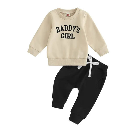 Daddys Girl Track Set Biscuit