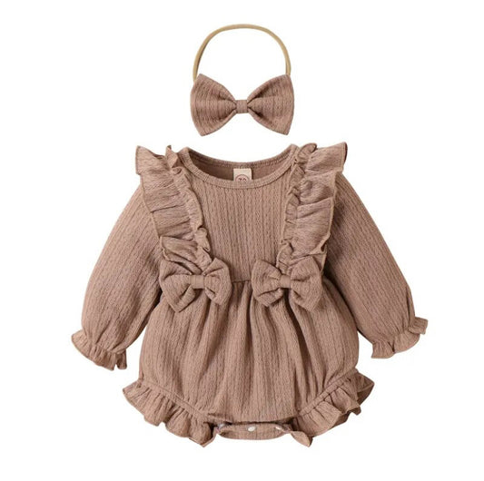 Olivia Romper Biscuit