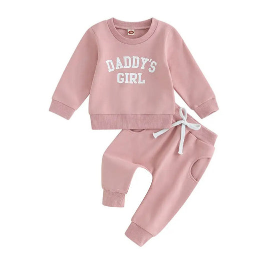 Daddys Girl Track Set Pink