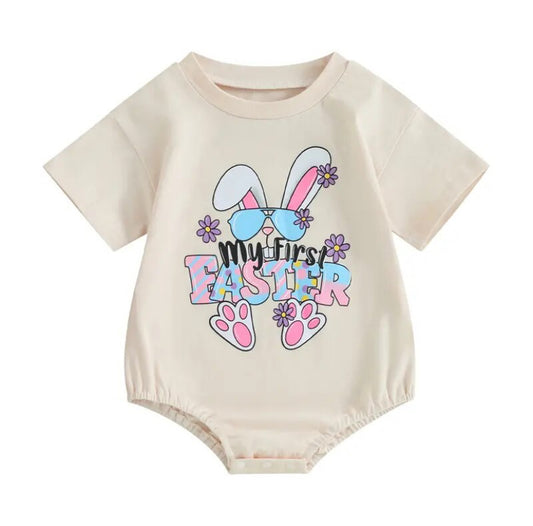 First Easter Romper White