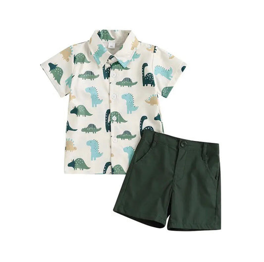 Dinosaur Short Set