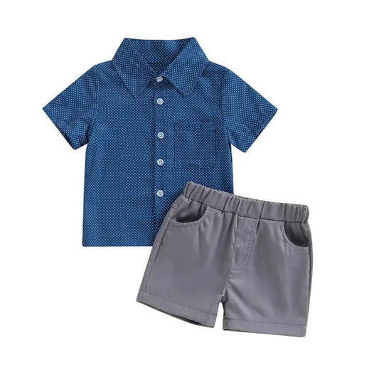 Charlie Boy Set Blue