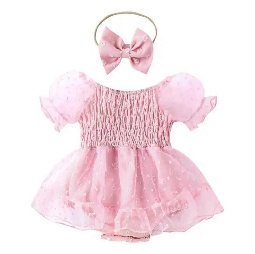 Lacey Romper Pink