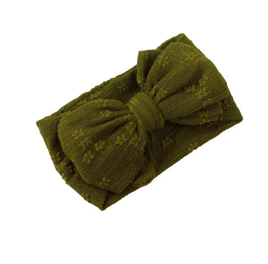 Linen Headband Olive