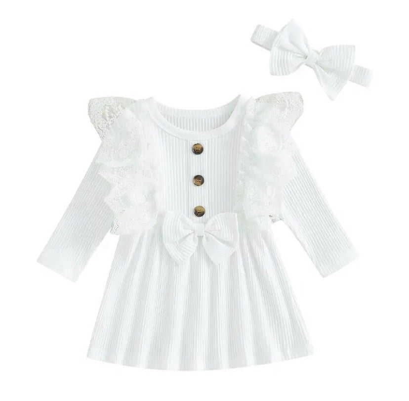 Aimee Dress White