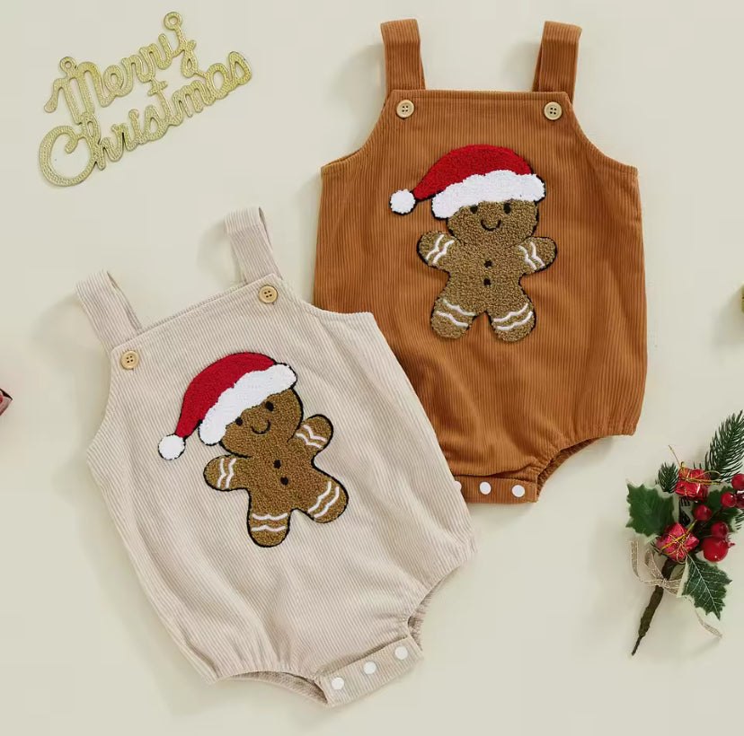 Ginger Bread Romper Tan