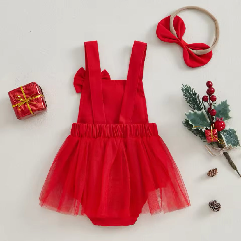 Ginger Bread Tulle Romper