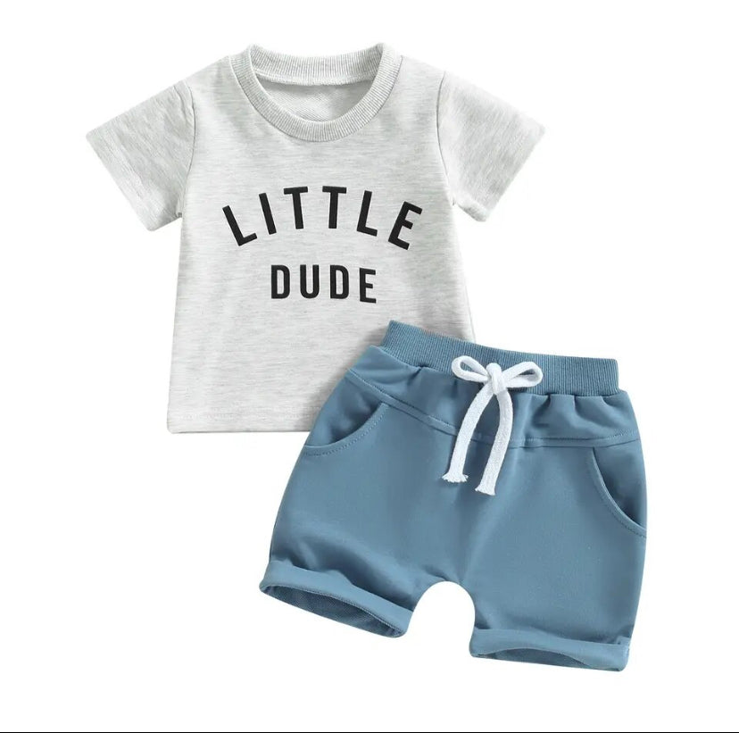 Little Dude Set Blue