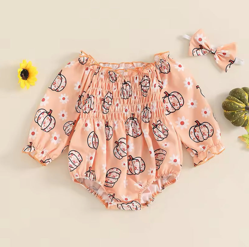 Pumpkin Patch Romper