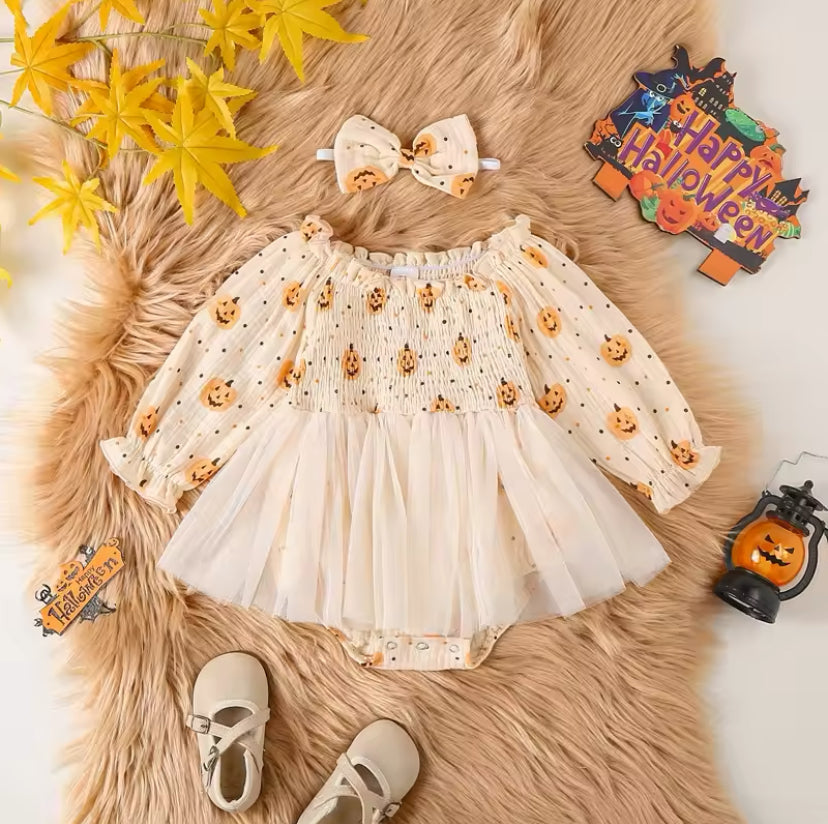 Pumpkin Tutu Romper