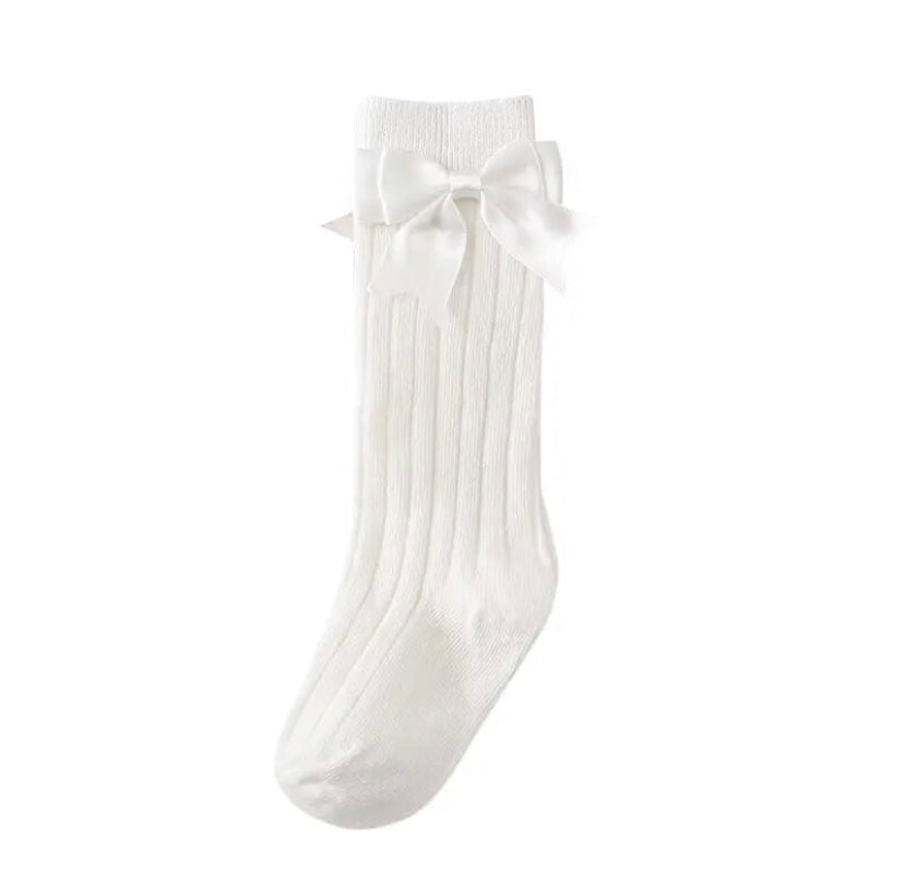 Bow Sock White