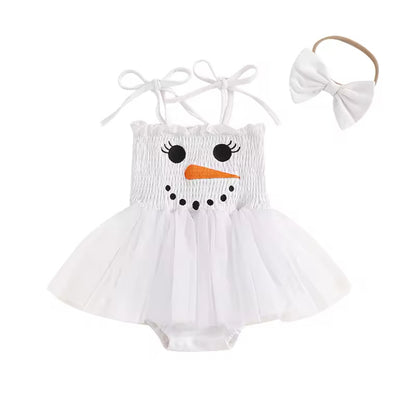 Snowman Tutu Romper