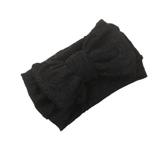 Linen Headband Black