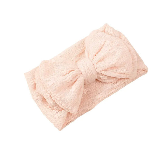 Linen Headband Pink