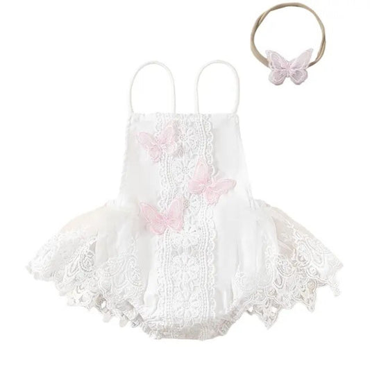 Butterfly Lace Romper