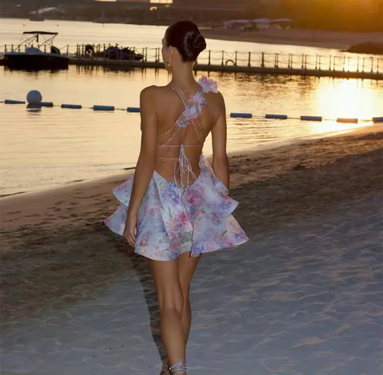 Floral Serenade Mini Dress