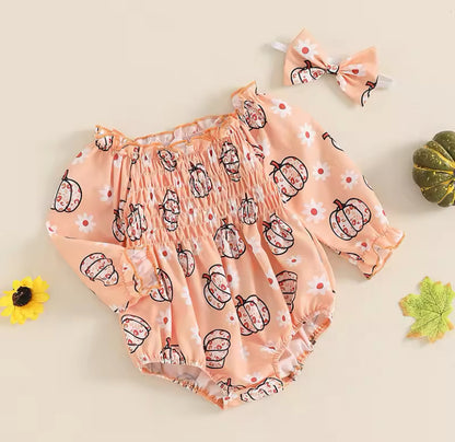 Pumpkin Patch Romper