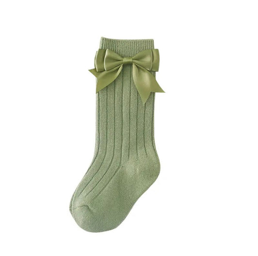 Bow Sock Lime