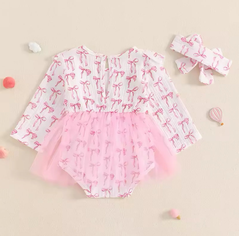 Bow Tutu Romper