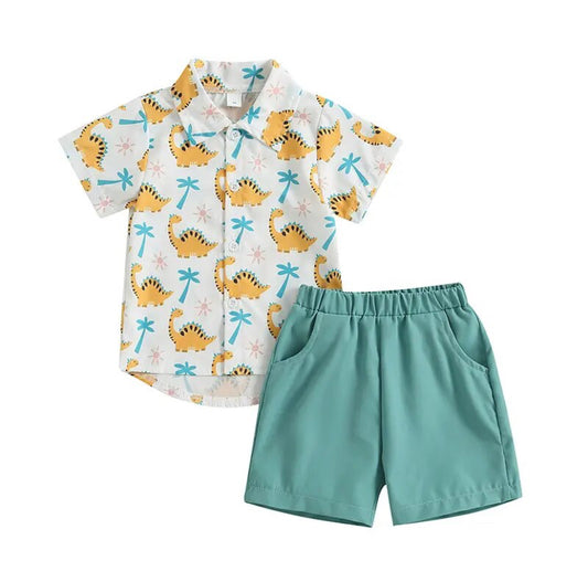 Dino Palms Boy Set