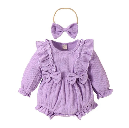 Olivia Romper Lilac