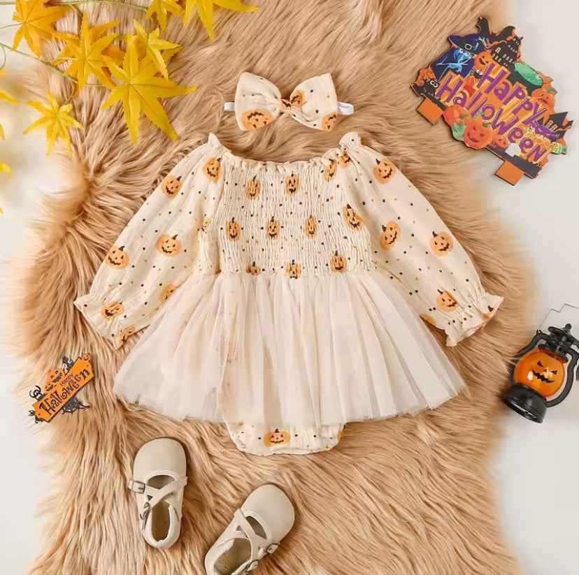 Pumpkin Tutu Romper