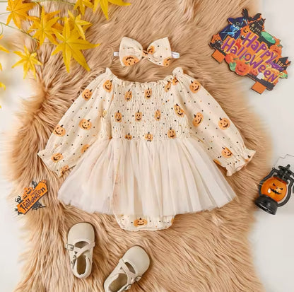 Pumpkin Tutu Romper