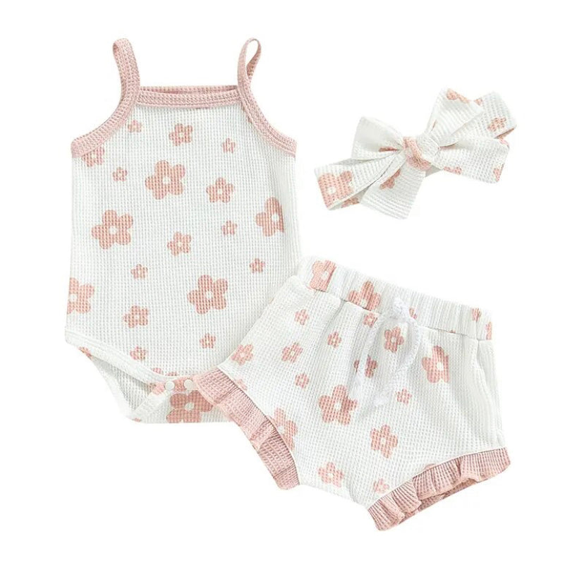 Sienna Flower Set White