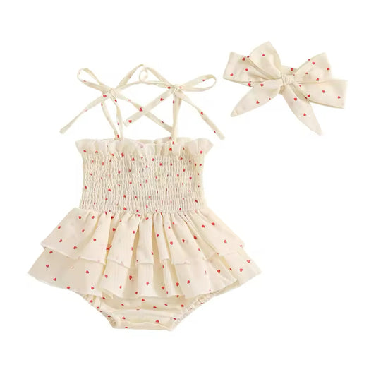 Heart Tutu Romper