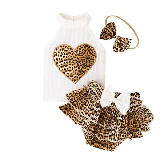 Leopard Heart Set