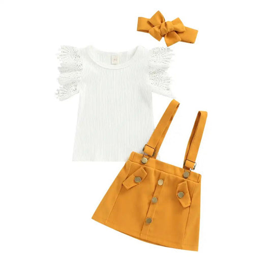 Lala Dress Set Mustard