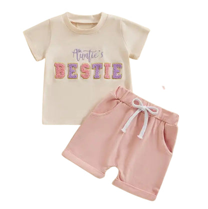 Aunties Bestie Pink Set