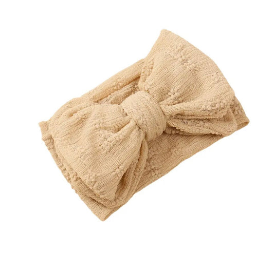 Linen Headband Tan