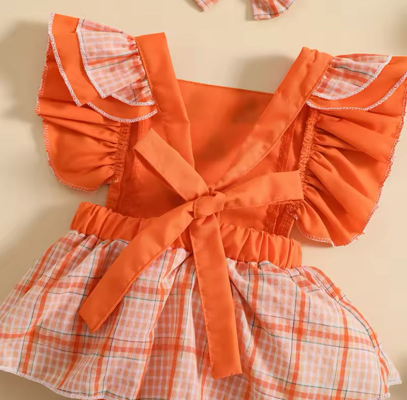 Pumpkin Patch Romper