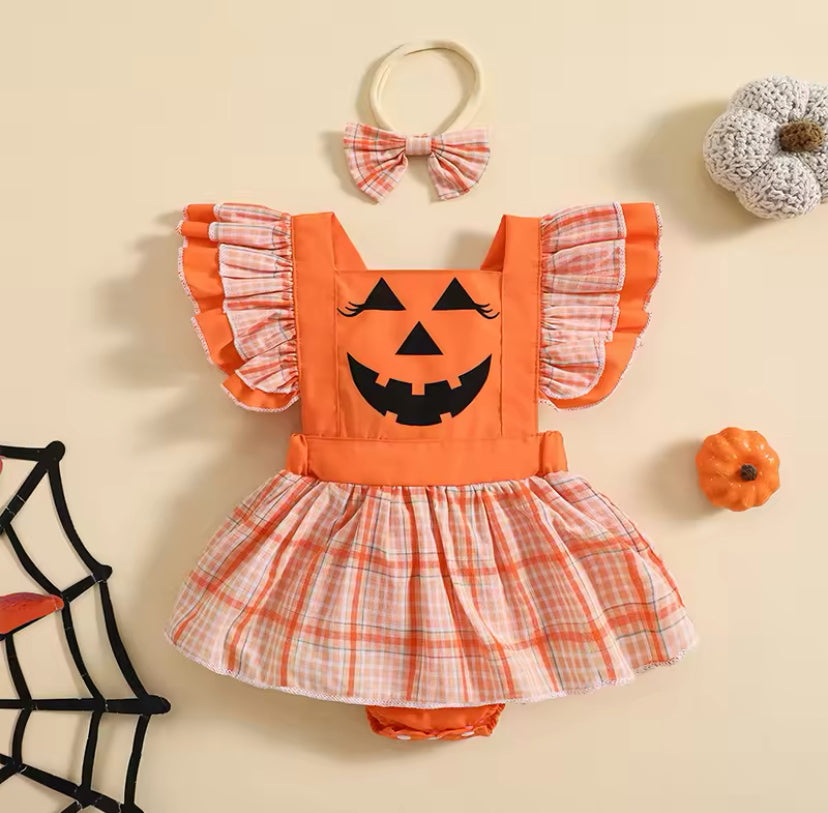 Pumpkin Patch Romper