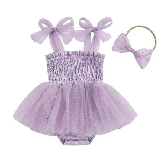 Ivy Romper Lilac