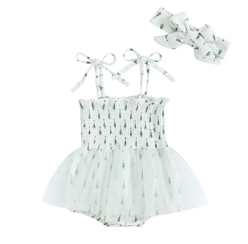 Christmas Tree Tutu Romper