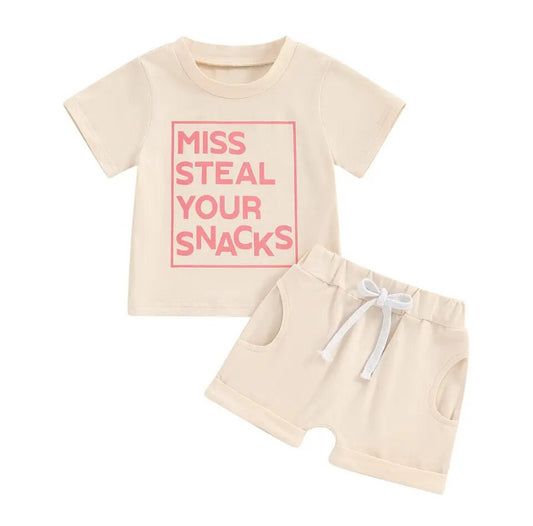 Miss Steal Snacks Set Cream