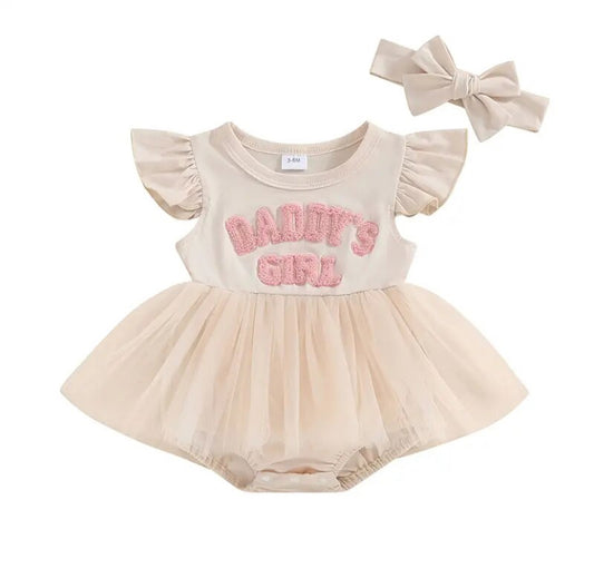 Daddy’s Girl Romper Cream