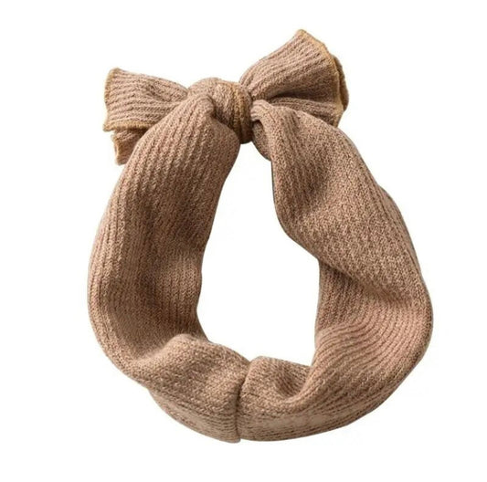 Bow Knot Headband Tan