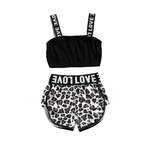 Love Set Leopard White