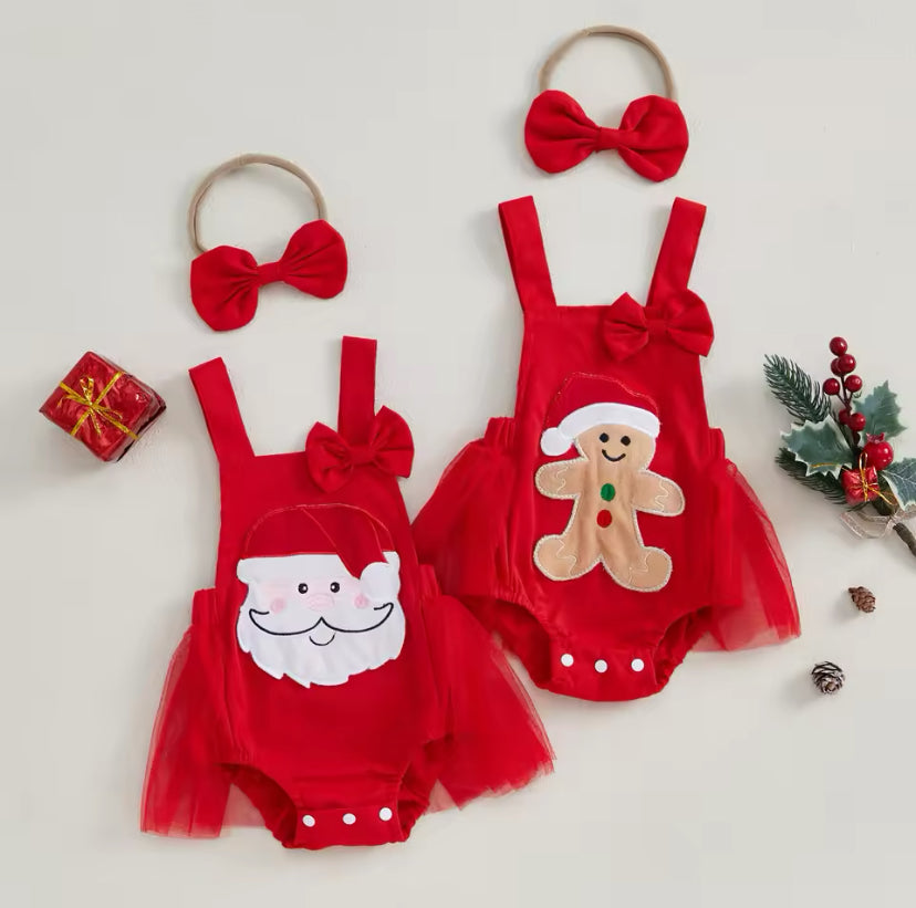 Ginger Bread Tulle Romper