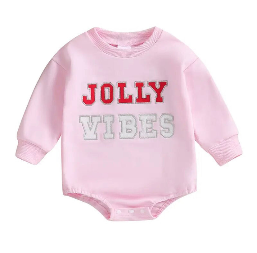 Jolly Vibes Romper Pink