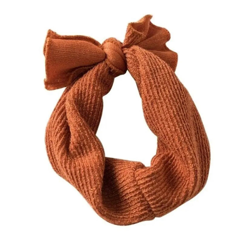 Bow Knot Headband Rust