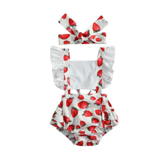 Strawberry Fields Romper