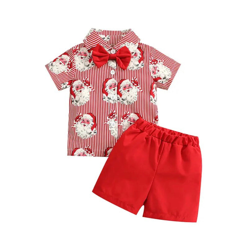 Santa Stripe Set