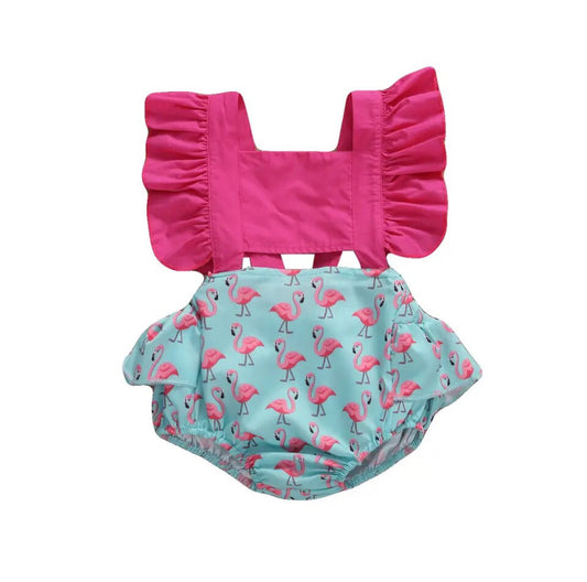 Flamingo Boo Romper